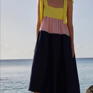 Paper London laura colorblock dress